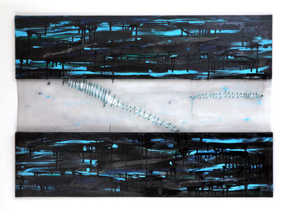 Lacerations 5 (The crying sky) - a Paint Artowrk by Monica  De Agostini